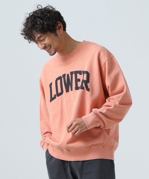 BAYFLOW(ベイフロー)の「スノーウォッシュプリントスウェット(スウェット・メンズ・オフホワイト/ベージュ/ネイビー/イエロー/オレンジ・MEDIUM/LARGE)」の17枚目の写真