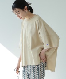 Ray BEAMS | Champion × Ray BEAMS / 別注 ショート スリーブ Tシャツ(Tシャツ/カットソー)