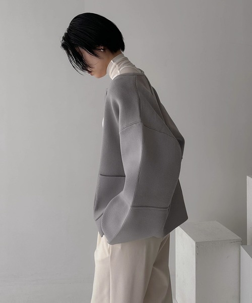hellam（へラム）の「オーバーサイズニットブルゾン（ブルゾン）」 - WEAR