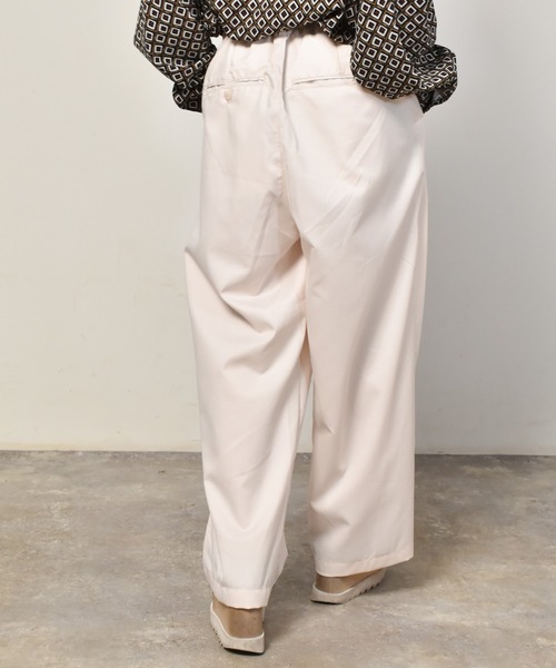 Starting Over(スターティングオーバー)の「TRワイドアンクルパンツ(スラックス・メンズ・サックスブルー/ブラック/オフホワイト/グリーン/モカ/ベージュ・M/L/XL)」の16枚目の写真