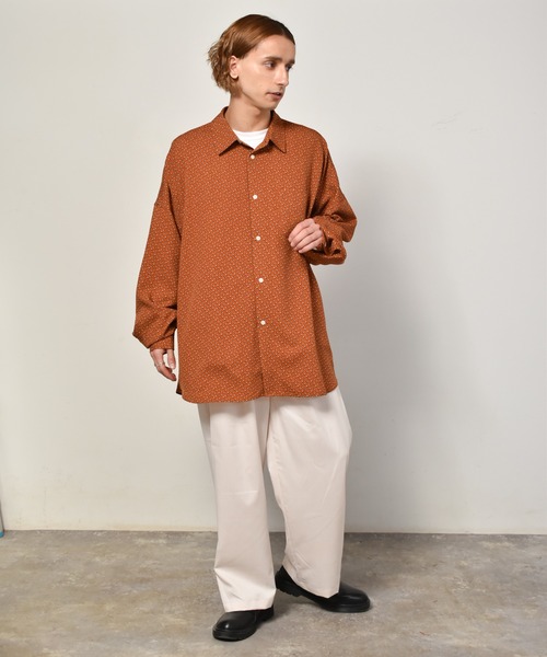 Starting Over(スターティングオーバー)の「TRワイドアンクルパンツ(スラックス・メンズ・サックスブルー/ブラック/オフホワイト/グリーン/モカ/ベージュ・M/L/XL)」の22枚目の写真