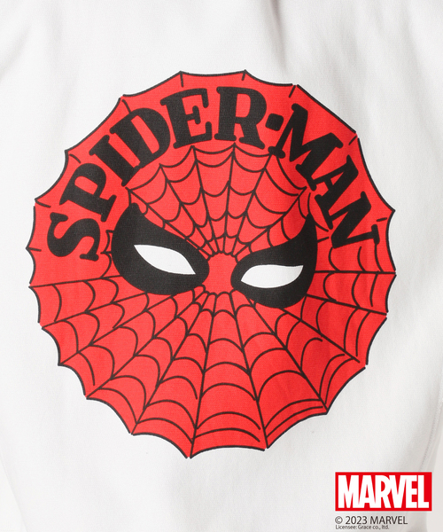 SPIDER-MAN】CHAMPION 別注リバースウィーブ クルーネックスウェット