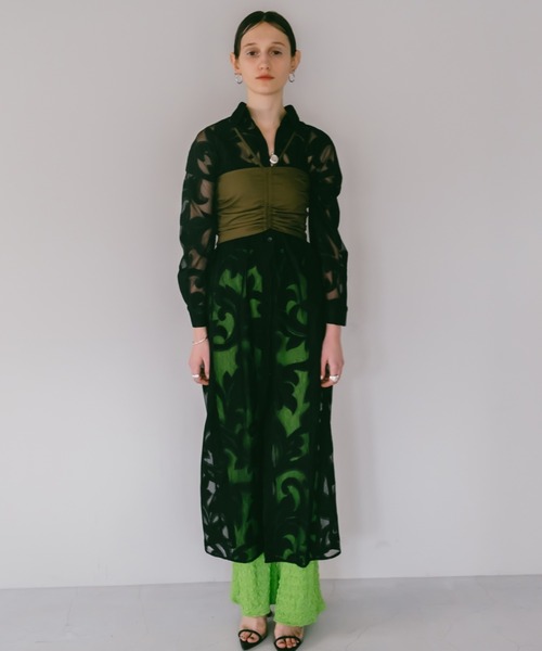 sahara（サハラ）の「Gather Bustier（その他トップス・レディース・ブラック/カーキ/ホワイト・FREE）」の20枚目の写真