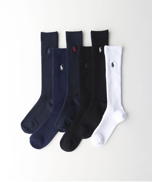 DAIWA - ラルフ POLO RALPH LAUREN 32cm丈 ワンポイントスクールソックス