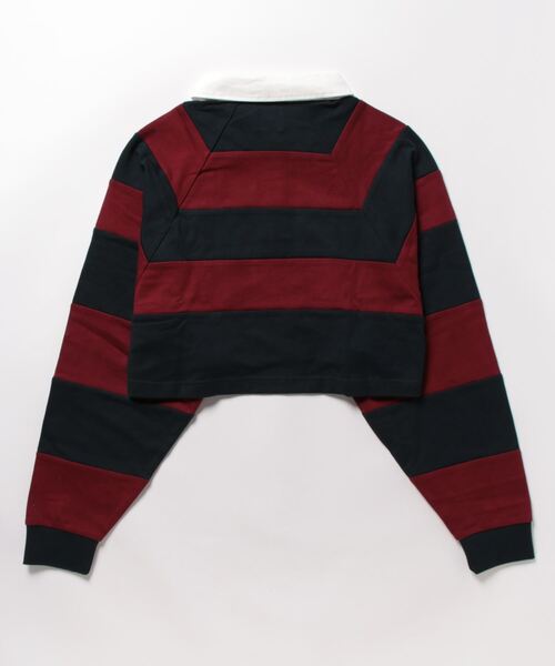 tシャツ 「PLUS」RUGGER SHORT TOPS/「PLUS」ラガーショートトップス レディース PLUS（プラス）の「【PLUS】RUGGER SHORT TOPS/【PLUS】ラガー
