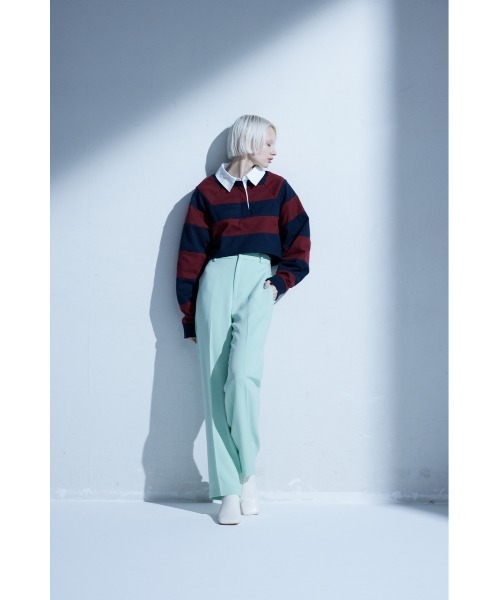 tシャツ 「PLUS」RUGGER SHORT TOPS/「PLUS」ラガーショートトップス レディース PLUS（プラス）の「【PLUS】RUGGER SHORT TOPS/【PLUS】ラガー