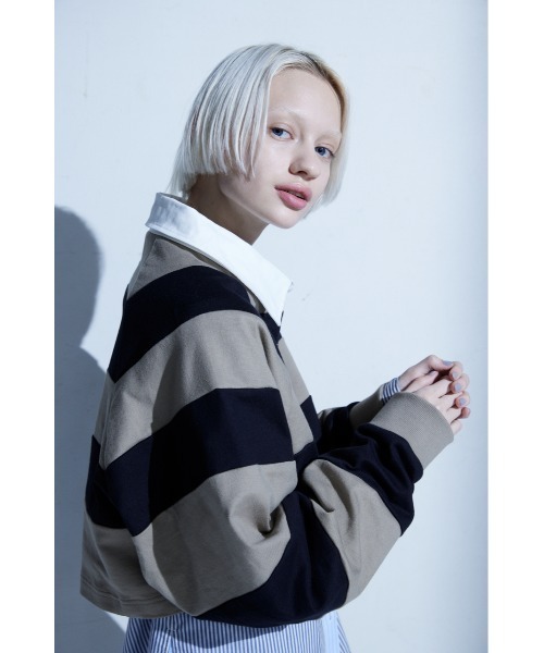PLUS（プラス）の「【PLUS】RUGGER SHORT TOPS/【PLUS】ラガー