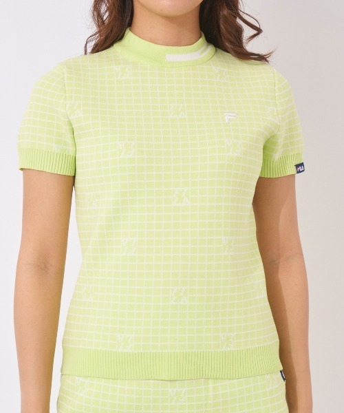 FILA GOLF(フィラゴルフ )の「【FILA GOLF:フィラゴルフ】レディースモックネックシャツ(シャツ/ブラウス・レディース・ブラック/ライトグリーン/ラベンダー・X-LARGE/MEDIUM/LARGE/SMALL)」の14枚目の写真