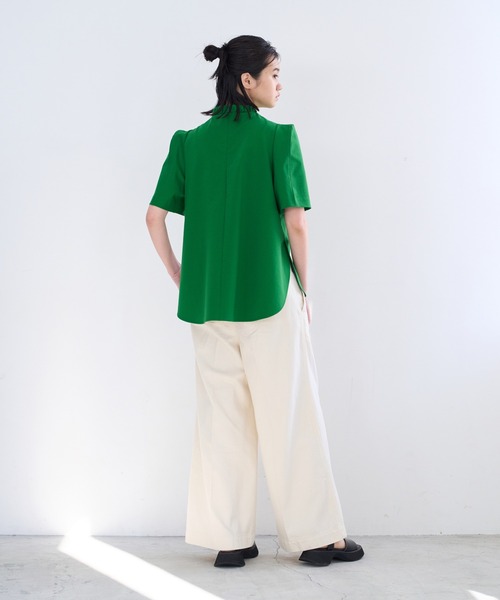 LANVIN en Bleu（ランバンオンブルー）の「ポンチギャザーネック