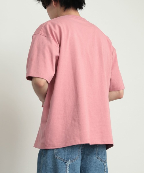 SENSE OF PLACE by URBAN RESEARCH（センスオブプレイスバイアーバンリサーチ）の「『ユニセックス』ポップアートシシュウTシャツ(5分袖)A（Tシャツ/カットソー・メンズ・ブラック/ホワイト/ピンク・LARGE/MEDIUM）」の4枚目の写真