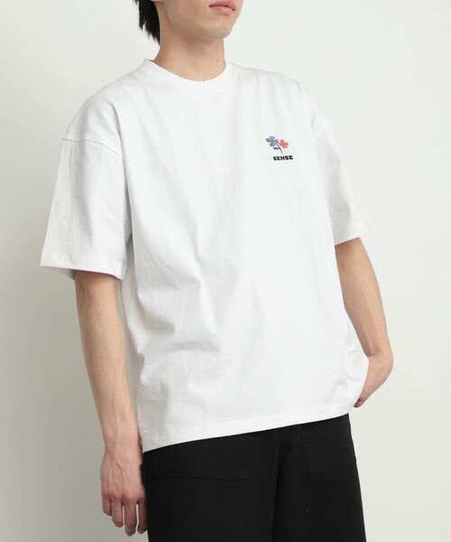 SENSE OF PLACE by URBAN RESEARCH（センスオブプレイスバイアーバンリサーチ）の「『ユニセックス』ポップアートシシュウTシャツ(5分袖)A（Tシャツ/カットソー・メンズ・ブラック/ホワイト/ピンク・LARGE/MEDIUM）」の22枚目の写真