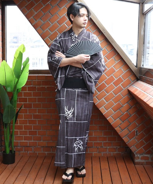 ８(eight)（エイト）の「浴衣 単品（浴衣・メンズ・その他22/X/F/G/R/その他32/その他/N/その他1/その他3/その他28/その他16/その他25/その他6/MD.Gray/その他35/Navy/その他13/J/U/Black/その他21/K/その他9/C/その他11/その他15/その他7/その他18/その他27/その他34/その他10/H/その他20/その他23/その他31/Lilac/O/その他12/L/D/S/V/その他2/その他4/Cobalt/I/Y/Z/その他24/Q/M/その他30/その他33/B/E/その他19/P/その他5/その他29/SHERBET/その他14/その他17/その他26/DK.Grn/その他8/LT.Blue/A/Purple/T/W・LARGE/MEDIUM/X-LARGE）」の2枚目の写真