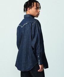 Wrangler/ラングラー US ORIGINALS/127MW リメイクデニムシャツ ルーズ