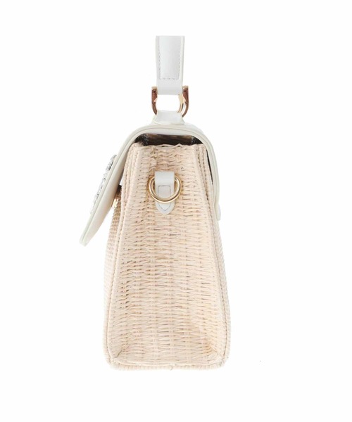 31 Sons de mode（トランテアン　ソン　ドゥ　モード）の「ビジューバックルショルダーバッグ（ショルダーバッグ・レディース・ブラウン/オフホワイト・フリー）」の15枚目の写真