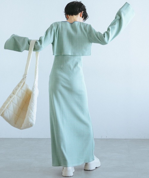 PAGEBOY（ページボーイ）の「アソートボレロ2Pワンピース（ワンピース・レディース・ブラウン系その他/ブラック/グリーン系その他・FREE）」の6枚目の写真