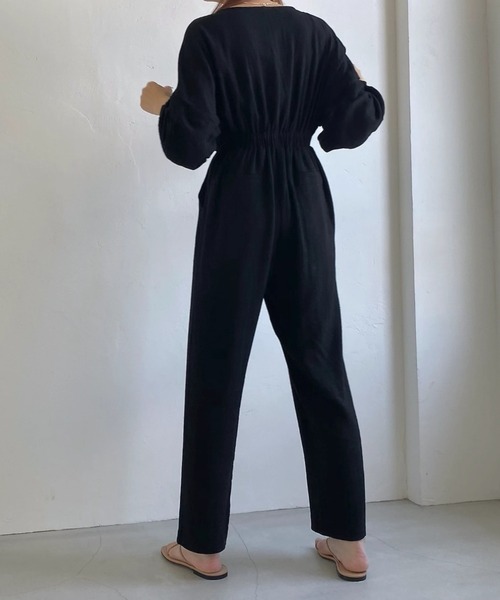 WILLFULLY（ウィルフリー）の「linen removal arm all-in-one（つなぎ