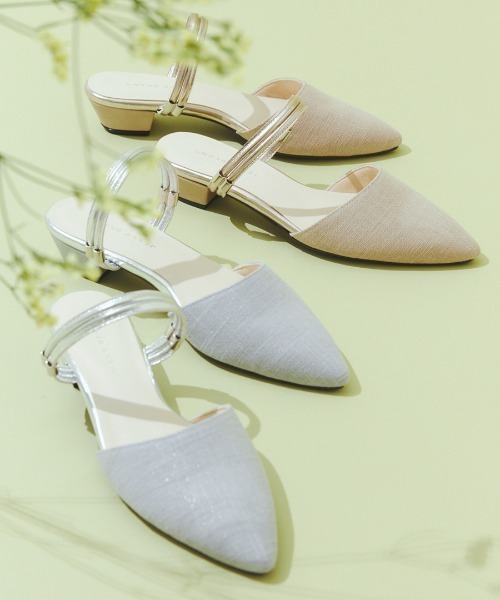 JELLY BEANS（ジェリービーンズ）の「2WAYストラップポインテッドトゥサンダル【Made in Japan】(12513465)JELLY BEANS(ジェリービーンズ)（サンダル