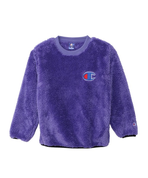 Champion(チャンピオン)の「Champion/チャンピオン CREW NECK SHIRT(その他トップス・キッズ・ネイビー/ブラック/パープル/オフホワイト/チャコールグレー・160/130/150/140)」の2枚目の写真