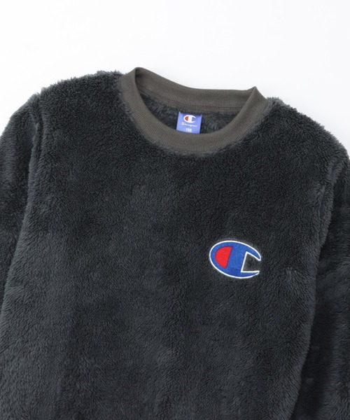 Champion(チャンピオン)の「Champion/チャンピオン CREW NECK SHIRT(その他トップス・キッズ・ネイビー/ブラック/パープル/オフホワイト/チャコールグレー・160/130/150/140)」の17枚目の写真