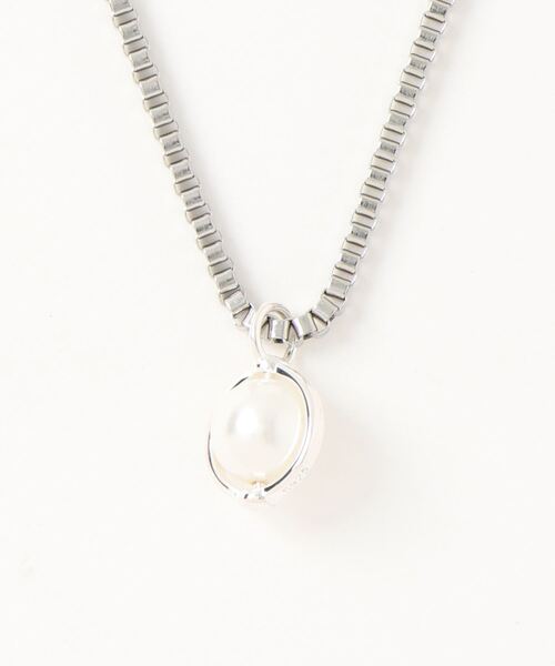 blatto(ブラット)の「【blatto 925silver】925シルバートップ パールモチーフ デザイン ネックレス blat-silnetop-2-2g(ネックレス・メンズ・シルバー系その他2/シルバー/シルバー系その他/シルバー系その他3・ONE SIZE)」の3枚目の写真