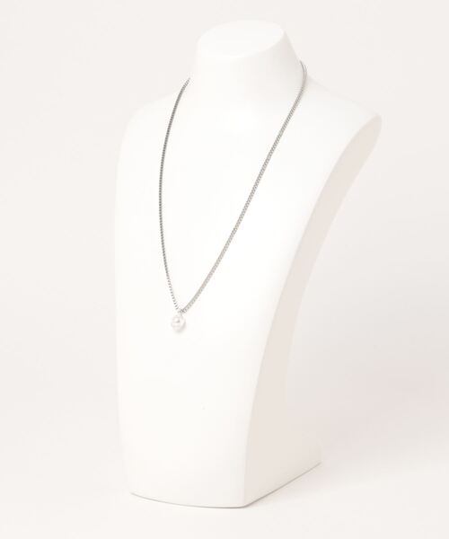 blatto(ブラット)の「【blatto 925silver】925シルバートップ パールモチーフ デザイン ネックレス blat-silnetop-2-2g(ネックレス・メンズ・シルバー系その他2/シルバー/シルバー系その他/シルバー系その他3・ONE SIZE)」の5枚目の写真