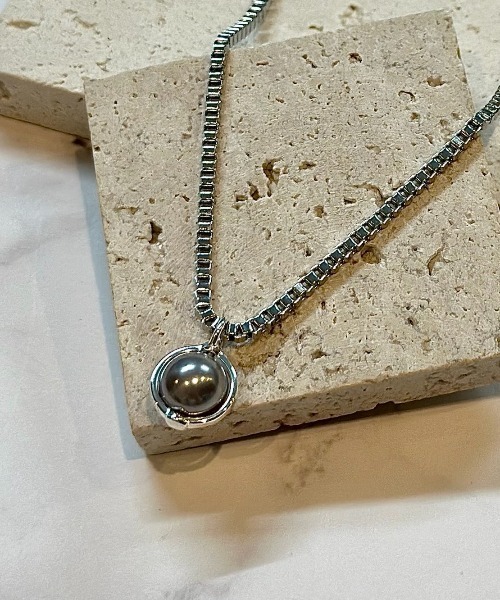 blatto(ブラット)の「【blatto 925silver】925シルバートップ パールモチーフ デザイン ネックレス blat-silnetop-2-2g(ネックレス・メンズ・シルバー系その他2/シルバー/シルバー系その他/シルバー系その他3・ONE SIZE)」の1枚目の写真