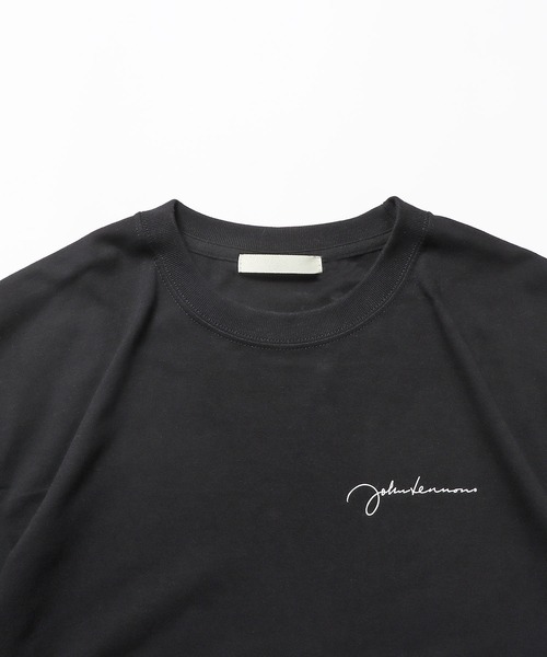 ＋81BRANCA（ハチイチブランカ）の「+81BRANCA/ハチイチブランカ John Lennon sign&photo big tee Tシャツ グラフィックＴシャツ（Tシャツ/カットソー・レディース・ホワイト/ブラック・FREE）」の5枚目の写真