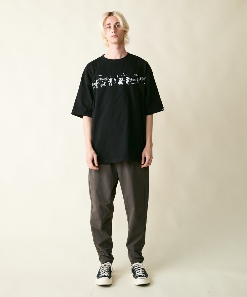rehacer（レアセル）の「rehacer : Eternity Parade Wide S/S /  エタニティーパレード ワイドシルエット  カットソー（Tシャツ/カットソー・メンズ・グレー/ブラック/ホワイト・SMALL/MEDIUM/LARGE/X-LARGE）」の11枚目の写真