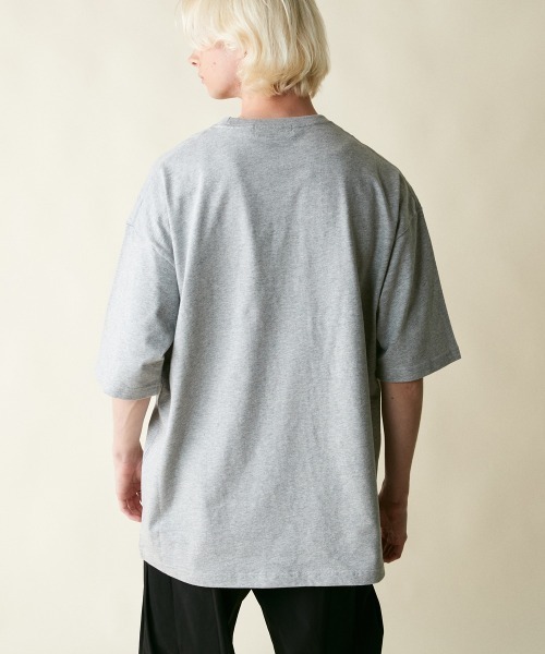 rehacer（レアセル）の「rehacer : Eternity Parade Wide S/S /  エタニティーパレード ワイドシルエット  カットソー（Tシャツ/カットソー・メンズ・グレー/ブラック/ホワイト・SMALL/MEDIUM/LARGE/X-LARGE）」の8枚目の写真