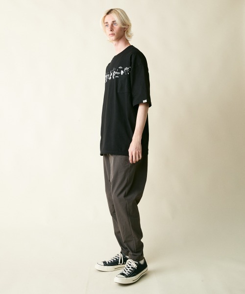 rehacer（レアセル）の「rehacer : Eternity Parade Wide S/S /  エタニティーパレード ワイドシルエット  カットソー（Tシャツ/カットソー・メンズ・グレー/ブラック/ホワイト・SMALL/MEDIUM/LARGE/X-LARGE）」の12枚目の写真