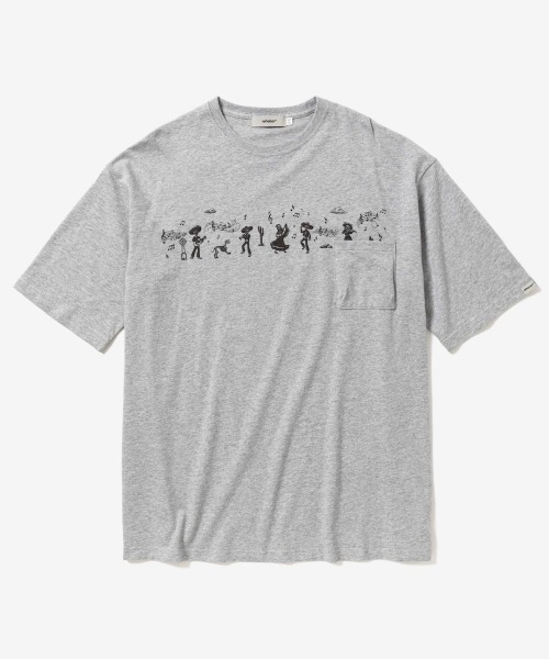 rehacer（レアセル）の「rehacer : Eternity Parade Wide S/S /  エタニティーパレード ワイドシルエット  カットソー（Tシャツ/カットソー・メンズ・グレー/ブラック/ホワイト・SMALL/MEDIUM/LARGE/X-LARGE）」の13枚目の写真