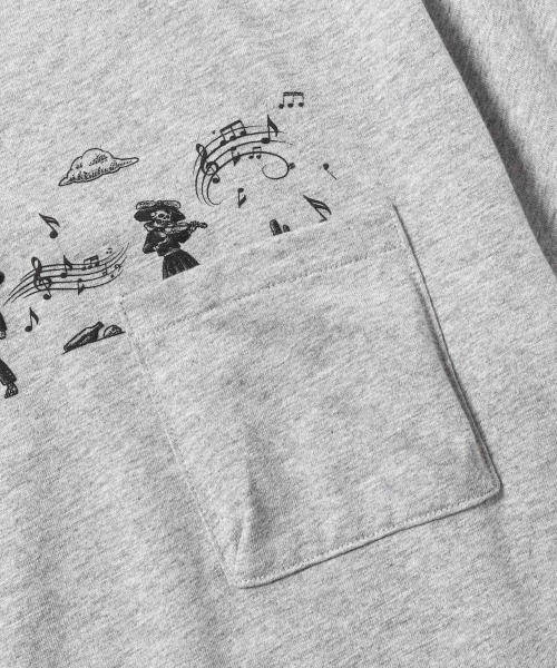 rehacer（レアセル）の「rehacer : Eternity Parade Wide S/S /  エタニティーパレード ワイドシルエット  カットソー（Tシャツ/カットソー・メンズ・グレー/ブラック/ホワイト・SMALL/MEDIUM/LARGE/X-LARGE）」の16枚目の写真