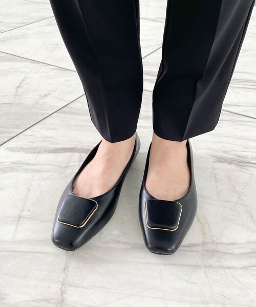 index（インデックス）の「◆【低反発クッション/1.5cmヒール】デザインフラットパンプス（その他シューズ・レディース・ブラック/ブラック系1/ベージュ・02/03）」の20枚目の写真