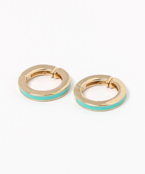 niko and...（ニコアンド）の「カラーアーチカフイヤリング（イヤリング・レディース・グリーン/ホワイト/オレンジ・0）」の3枚目の写真
