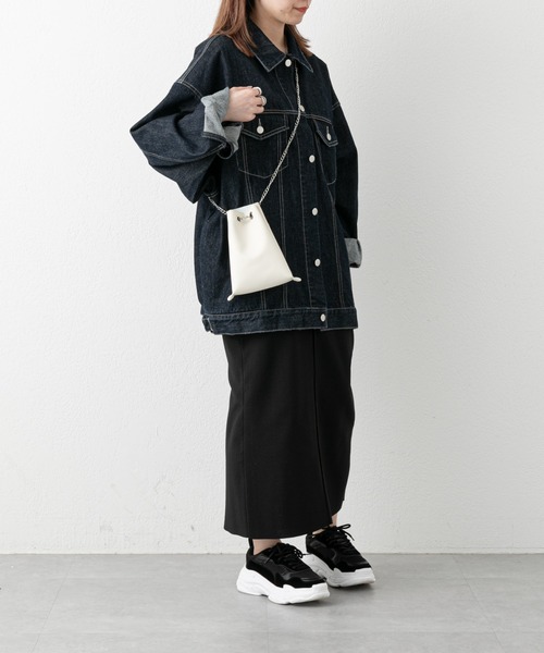 COLONY 2139（コロニートゥーワンスリーナイン）の「ハトメ巾着2WAYバッグ（ショルダーバッグ・レディース・ブルー/オフホワイト/ブラック/ブラウン・FREE）」の11枚目の写真