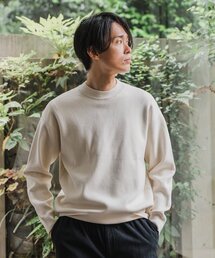 EDIFICE | コットン/カシミヤ スムースニット モックネック(ニット/セーター)