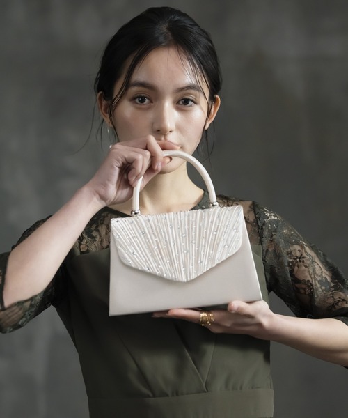 ヴィンテージパーティーバック パーティーバッグ ショルダーバッグ 2way 結婚式[品番：DSSW0004396