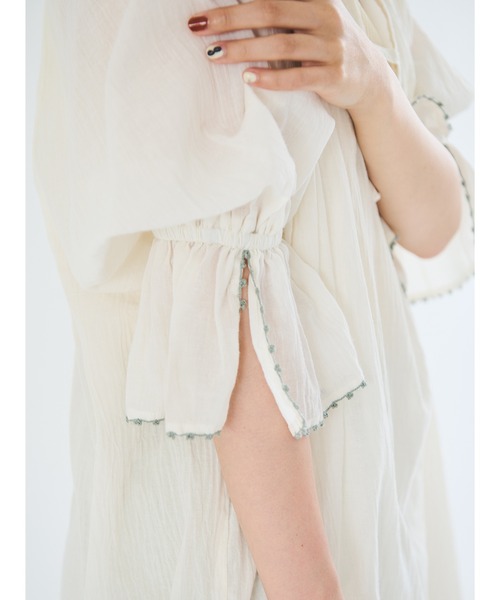 Crisp（クリスプ）の「キャンディスリーブチュニック（チュニック・レディース・ミント/アイボリー・FREE）」の21枚目の写真