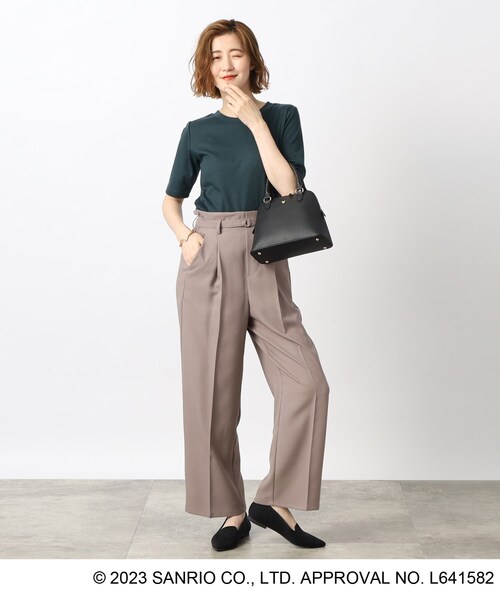grove(グローブ)の「◆【サンリオキャラクター】2WAYボストンバッグ(ハンドバッグ・レディース・ブラック/レッド系1・00)」の8枚目の写真