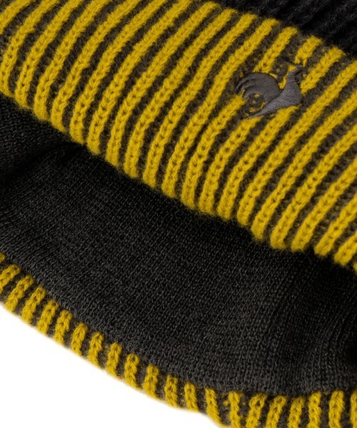 le coq sportif(ルコックスポルティフ)の「ニットキャップ(ニットキャップ/ビーニー・メンズ・グレー/ベージュ/ブラック・F)」の9枚目の写真