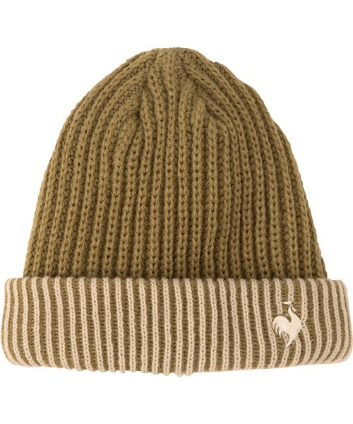 le coq sportif(ルコックスポルティフ)の「ニットキャップ(ニットキャップ/ビーニー・メンズ・グレー/ベージュ/ブラック・F)」の11枚目の写真