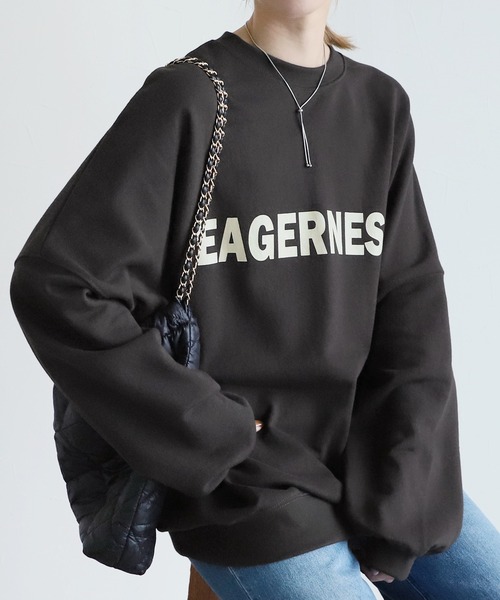 セール】即オシャレ見え！カレッジ風ロゴスウェット（スウェット