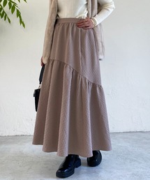 un dix cors | ふくれジャガードロングスカート(スカート)