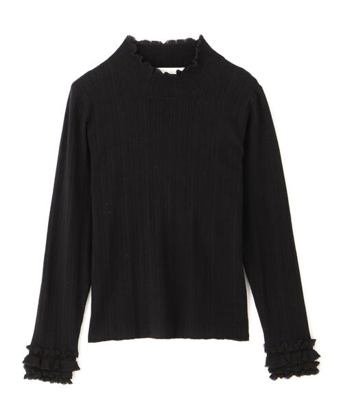 PROPORTION BODY DRESSING（プロポーションボディドレッシング）の「フリルスリーブランダムリブニット / 1213270910（ニット/セーター・レディース・ブラック/パープル/グレー・SMALL/MEDIUM）」の15枚目の写真