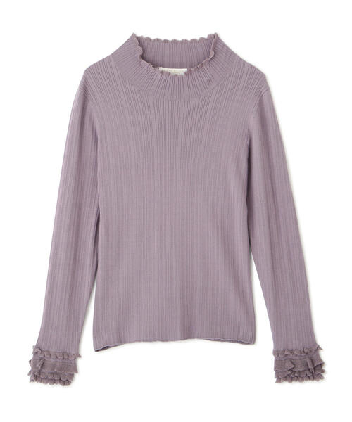 PROPORTION BODY DRESSING（プロポーションボディドレッシング）の「フリルスリーブランダムリブニット / 1213270910（ニット/セーター・レディース・ブラック/パープル/グレー・SMALL/MEDIUM）」の20枚目の写真