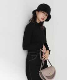 PROPORTION BODY DRESSING | フリルスリーブランダムリブニット / 1213270910(ニット/セーター)