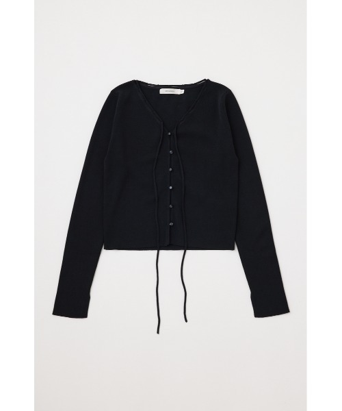 MOUSSY（マウジー）の「LOOP ACCENT KNIT カーディガン（カーディガン/ボレロ・レディース・アイボリー/ブラック/レッド/チャコールグレー・FREE）」の15枚目の写真