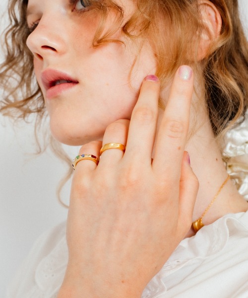 whim(ウィム)の「Distorted Mat Ring(リング・レディース・シルバー/ゴールド・FREE)」の3枚目の写真