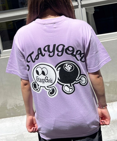 STAY GOLD(ステイゴールド)の「【STAYGOLD】ビリヤード バックプリント Tシャツ / Billiard Back Print T-shirt(Tシャツ/カットソー・メンズ・ホワイト/ライトパープル/ライトブルー/グリーン・M/L)」の4枚目の写真