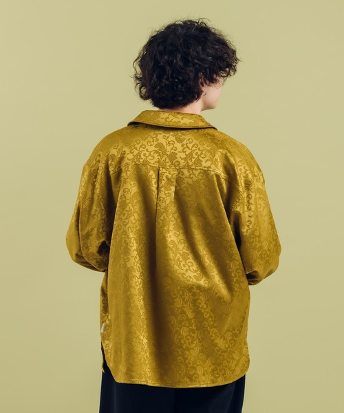 MUHET(ミュエータ)の「ジャガード開襟シャツ(シャツ/ブラウス・レディース・イエロー/ブラック・X-LARGE/MEDIUM)」の20枚目の写真